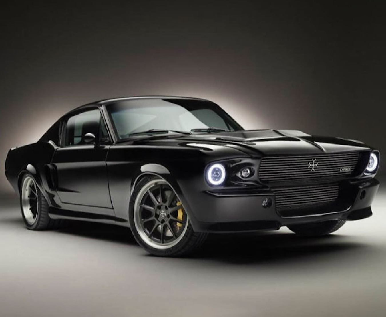 Charge Cars All-Electric 1967 Mustang Fastback black luxury vehicle