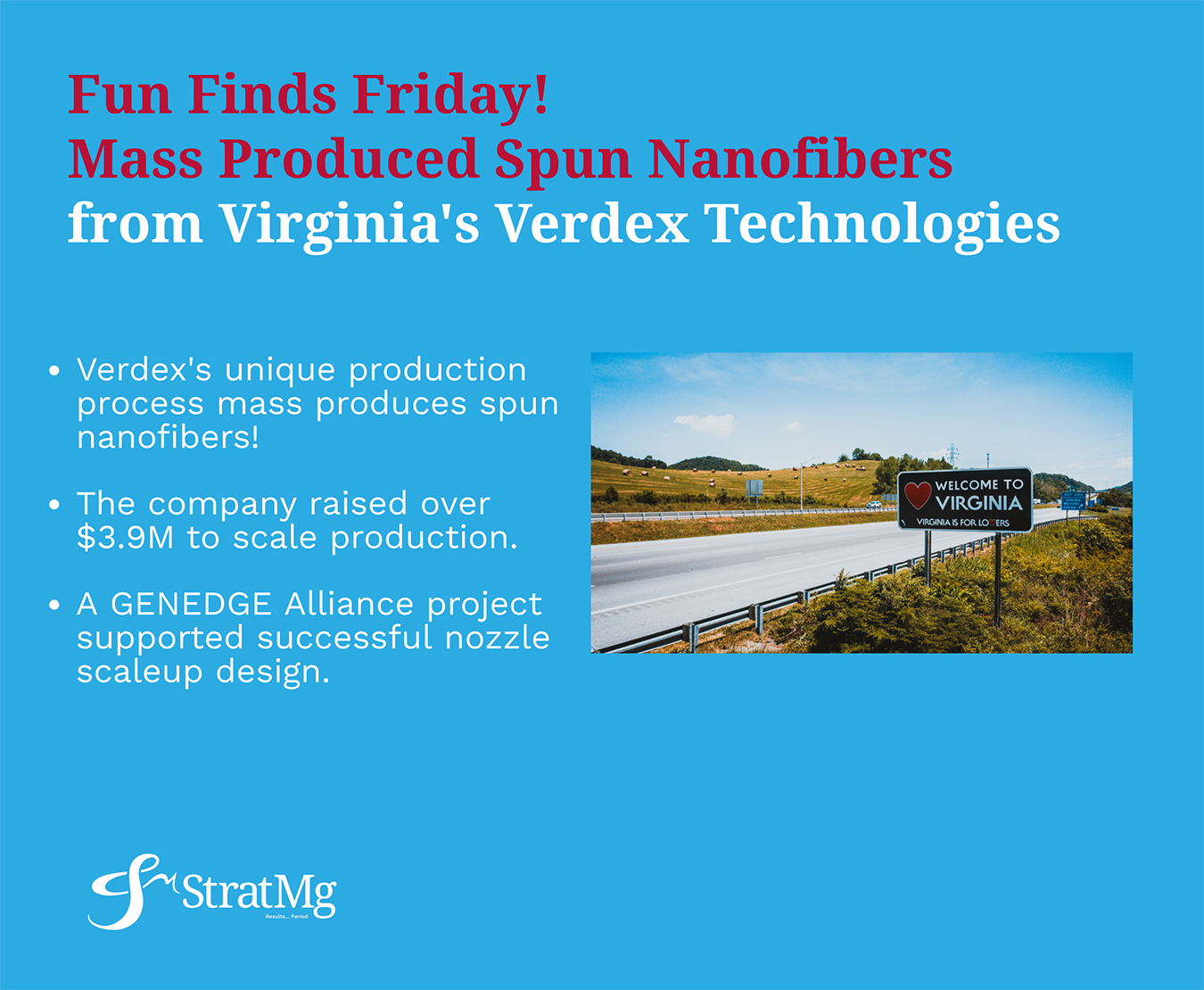 Virginia Manufacturer Verdex Technologies mass produces spun nanofibers